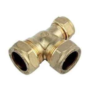 Plumbsure Compression Reduced Tee Dia22mm