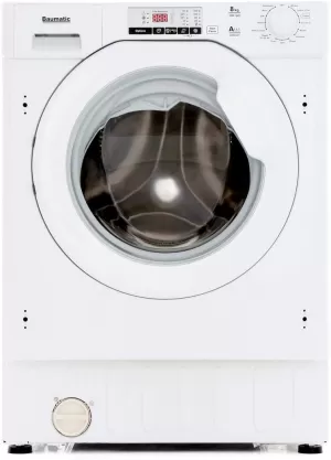 Baumatic BWI148D4E 8KG 1400RPM Integrated Washing Machine