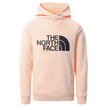 The North Face DREW PEAK HOODIE 2.0 Girls Childrens Sweatshirt in Pink - Sizes 8 years,10 years,12 years,14 years,6 years