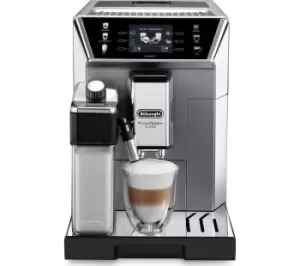 DeLonghiPrimaDonna Class ECAM 550.85.MS Smart Bean to Cup Coffee Machine - Silver/Grey