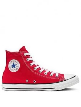 Converse Chuck Taylor All Star Hi - Red , Red/White, Size 10.5, Men