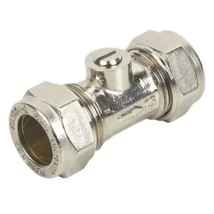 Compression Isolating valve Dia22mm Pack of 10