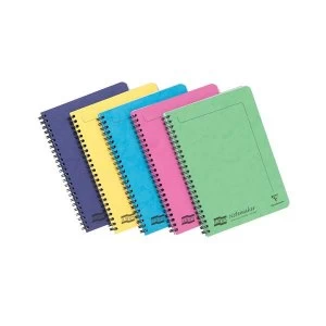 Europa A5 Notemaker Book Sidebound 80gm2 120 Pages Ruled Assorted Pack of 10