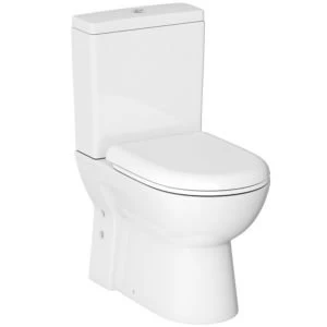 Cooke Lewis Perdita Short projection close coupled Toilet with Soft close Seat