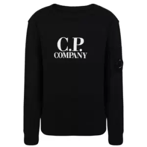 CP COMPANY Boys Lens Logo Sweatshirt - Black