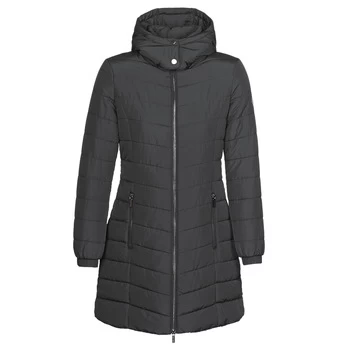 Armani Exchange Sustainable Longline Padded Coat Black Size M Women