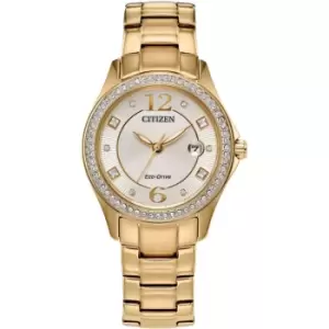 Ladies Citizen Eco-Drive Silhouette Crystal Watch