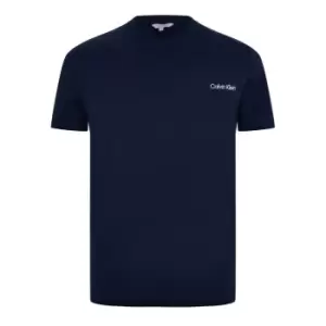 Calvin Klein Core Logo T Shirt Mens - Blue