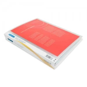 25mm 4-Ring Binder A4 clear PK10