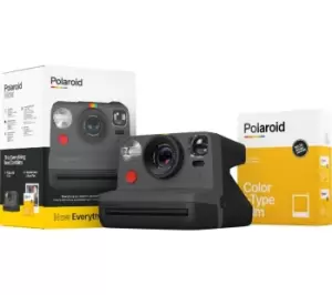 POLAROID Now Instant Camera Everything Box with Color i-Type Film - Black