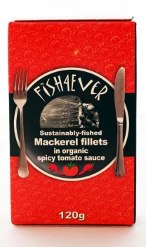 Fish 4 Ever Mackerel Fillets in Spiced Tomato Sauce - 125g