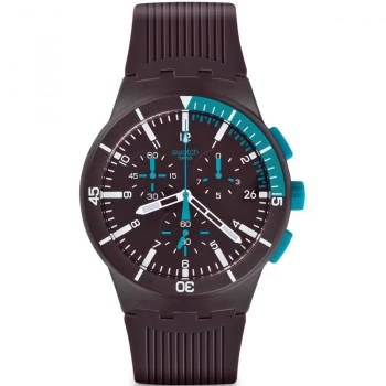 Mens Swatch Chronoplastic - Purple Power Chronograph Watch