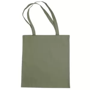 Jassz Bags "Beech" Cotton Large Handle Shopping Bag / Tote (Pack of 2) (One Size) (Eucalyptus)