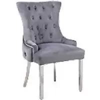 Neo Chair Grey 2XPAOLO-CHR-GREY Pack of 2 Pieces