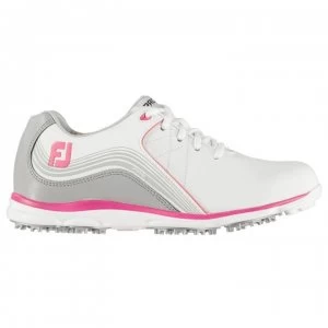 Footjoy Pro SL Ladies Golf Shoes - White/Fuchsia