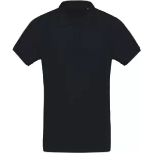Kariban Mens Organic Pique Polo Shirt (XXL) (Navy)