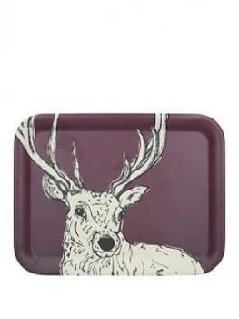 Kitchencraft Into The Wild Stag Large Tray ; 25.5 X 33.5 Cm