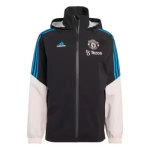 adidas Manchester United Condivo 22 Storm Jacket Mens - Black / Icey Pink