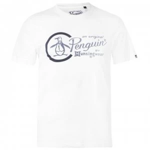 Original Penguin Combo Short Sleeve T Shirt - White 118