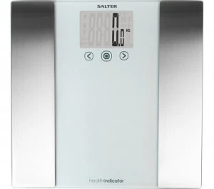 SALTER 9196 SV3R Bathroom Scales - Silver & Grey, Silver