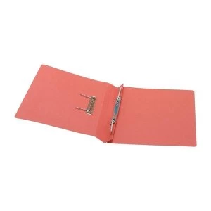 5 Star Foolscap Transfer Spring File 285gsm Red Pack of 50