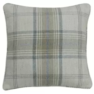 Aviemore Tartan Faux Wool Cushion Natural Beige, Natural Beige / 45 x 45cm / Polyester Filled