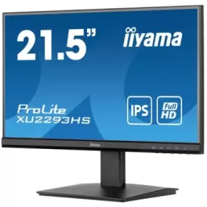 iiyama ProLite XU2293HS-B5 computer monitor 54.6cm (21.5") 1920 x 1080 pixels Full HD LED Touch Screen Black
