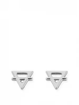 ChloBo Earth Stud Earrings, Silver, Women