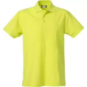 Clique Mens Basic Polo Shirt (XL) (Visibility Green)
