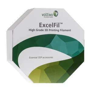 Voltivo ExcelFil - High grade 3D Printing Filament - ABS -3mm - Clear