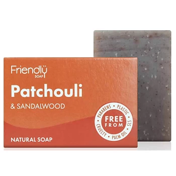 Friendly Soap Bath Soap - Patchouli & Sandalwood