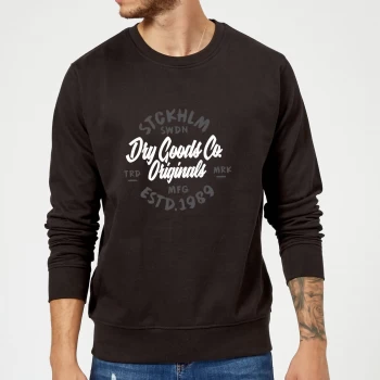 Dry Goods Sweatshirt - Black - 5XL