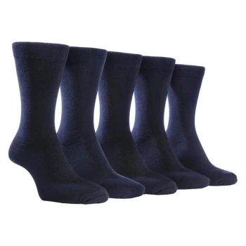 Farah 5 Pack Cotton Socks Mens - Blue