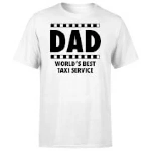 Dad Taxi Service T-Shirt - White - 3XL