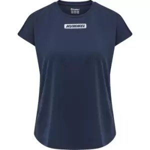 Hummel Tia Loose T Shirt Womens - Blue