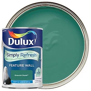 Dulux Simply Refresh Feature Wall Emerald Glade Matt Emulsion Paint 1.25L