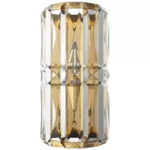 Maytoni Facet Neoclassic Glass & Crystal Wall Lamp Gold