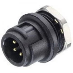 Binder 09 0981 00 04 09 0981 00 04 Subminiature Round Plug in Connector Series Nominal current details 3 A Number of