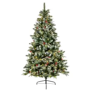 7ft New Jersey Pre-Lit Artificial Christmas Tree