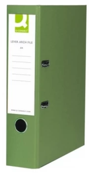 Q Connect L/arch File Fc Polyprop Green - 10 Pack