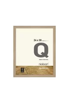 Quadrum 24 x 30cm Wooden Picture Frame With Protective Glass Front