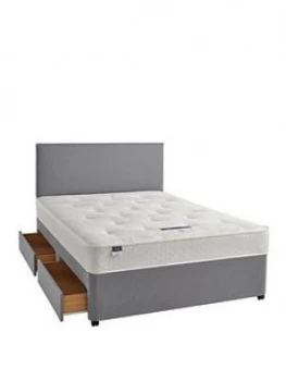 Silentnight Miracoil 3 Celine Tufted Ortho Divan Bed With Storage Options - Firm