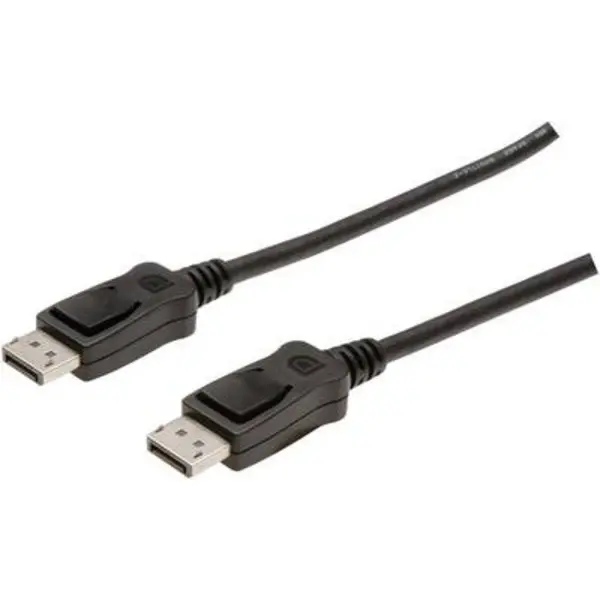 Digitus DisplayPort Cable DisplayPort plug, DisplayPort plug 1m Black AK-340103-010-S DisplayPort cable AK-340103-010-S