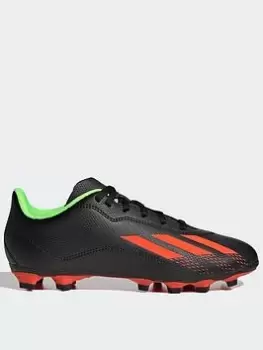 adidas Junior X Speedportal.4 Firm Ground Football Boot, Black, Size 5.5