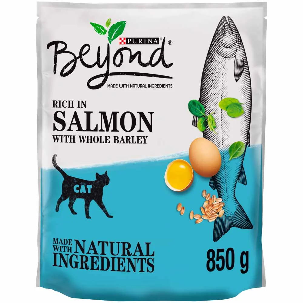Purina Beyond Simply Dry Cat Food Rich in Salmon 850g