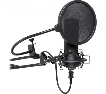 STAGG SUM45 Cardioid USB Microphone Set - Black