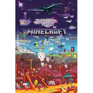 Minecraft World Beyond Maxi Poster