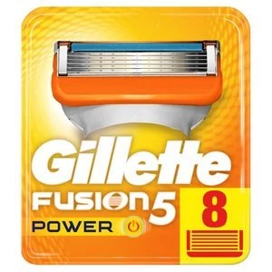 Gillette Fusion Power Mens Razor Blades 8 Count