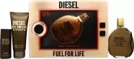 Diesel Fuel For Life Gift Set 75ml Eau de Toilette + 100ml Shower Gel + 50ml Shower Gel
