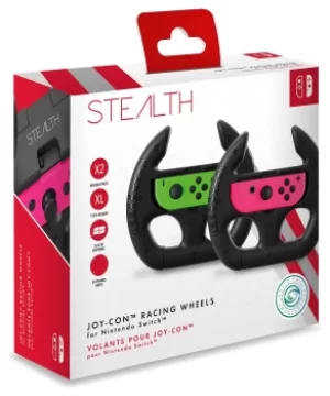 Stealth Joy-Con Racing Wheels for Nintendo Switch Twin Pack